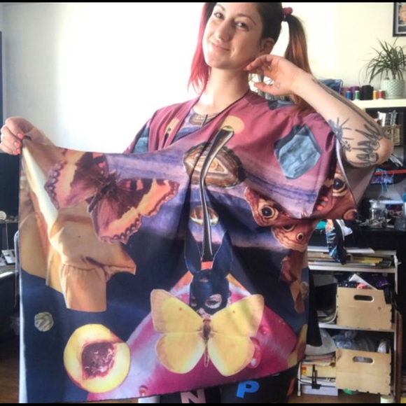 Fluttery Drips Draped Robe - Picture 1 of 8